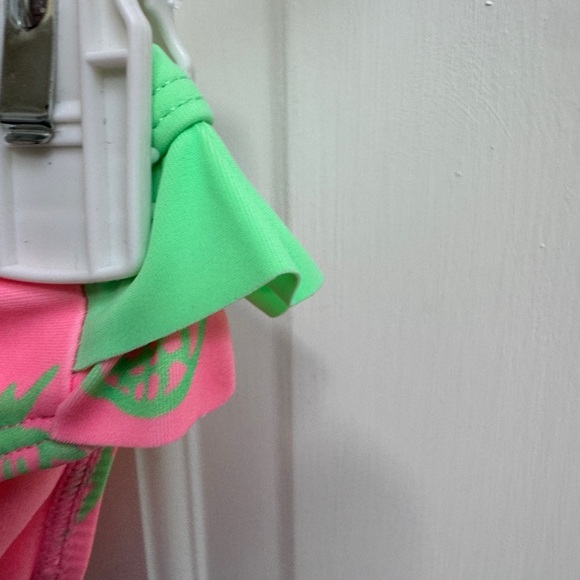 NWOT Okie Dokie 2T Girls Pink and Green Pineapple Bikini Bottom Swimsuit - Picture 3 of 5